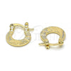 Oro Laminado Small Hoop, Gold Filled Style Polished, Golden Finish, 02.163.0085.12