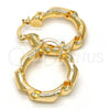 Oro Laminado Medium Hoop, Gold Filled Style Polished, Golden Finish, 02.170.0134.30