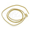 Oro Laminado Basic Necklace, Gold Filled Style Polished, Golden Finish, 04.213.0094.24