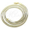 Oro Laminado Basic Necklace, Gold Filled Style Herringbone Design, Polished, Golden Finish, 04.213.0175.20