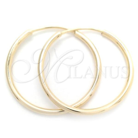 Oro Laminado Small Hoop, Gold Filled Style Polished, Golden Finish, 02.58.0081.20
