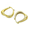 Oro Laminado Medium Hoop, Gold Filled Style Polished, Golden Finish, 02.213.0491.25