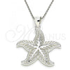 Sterling Silver Fancy Pendant, Polished,, 05.398.0052