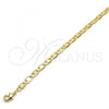 Oro Laminado Basic Anklet, Gold Filled Style Polished, Golden Finish, 04.213.0117.10