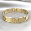 Stainless Steel Solid Bracelet, Polished, Golden Finish, 03.63.22940.09