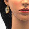 Oro Laminado Medium Hoop, Gold Filled Style Hollow Design, Polished, Golden Finish, 02.170.0236.35