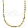 Oro Laminado Basic Necklace, Gold Filled Style Polished, Golden Finish, 04.213.0067.20