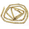 Gold Tone Basic Necklace, Mariner Design, Polished, Golden Finish, 04.242.0031.30GT