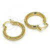 Oro Laminado Small Hoop, Gold Filled Style Polished, Golden Finish, 5.158.033.25