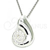 Sterling Silver Fancy Pendant, Polished,, 05.398.0050