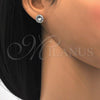Rhodium Plated Stud Earring, with Crystal Swarovski Crystals, Polished, Rhodium Finish, 02.26.0265.1