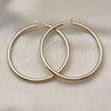 Oro Laminado Extra Large Hoop, Gold Filled Style Hollow Design, Polished, Golden Finish, 5.136.001.70