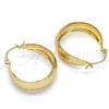 Oro Laminado Medium Hoop, Gold Filled Style Polished, Golden Finish, 02.106.0016.30