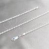 Sterling Silver Basic Necklace, Rope Design, Polished, Silver Finish, 04.420.0037.20