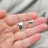 Sterling Silver Dangle Earring, Polished, Silver Finish, 02.395.0022