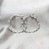 Sterling Silver Small Hoop, Polished, Silver Finish, 02.392.0043.30