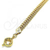 Oro Laminado Basic Bracelet, Gold Filled Style Polished, Golden Finish, 03.145.0009.08