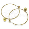 Oro Laminado Medium Hoop, Gold Filled Style Polished, Golden Finish, 02.63.2744.2.50