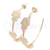 Oro Laminado Medium Hoop, Gold Filled Style Hand Design, Polished, Golden Finish, 02.58.0063.40