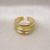 Oro Laminado Elegant Ring, Gold Filled Style Polished, Golden Finish, 01.341.0158