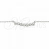 Sterling Silver Pendant Necklace, with White Cubic Zirconia, Polished, Rhodium Finish, 04.336.0140.16