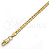 Gold Tone Basic Necklace, Mariner Design, Polished, Golden Finish, 04.242.0031.24GT