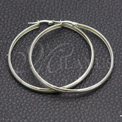 Sterling Silver Large Hoop, Polished, Silver Finish, 02.389.0183.50