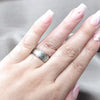 Stainless Steel Mens Ring, Scorpion and Double Design, Polished, Steel Finish, 01.63.0720.07