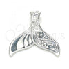 Sterling Silver Fancy Pendant, Polished,, 05.398.0031