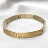 Stainless Steel Solid Bracelet, Polished, Golden Finish, 03.63.22956.09