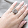 Stainless Steel Mens Ring, Polished, Steel Finish, 01.63.0669.06