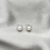 Sterling Silver Stud Earring, with Ivory Pearl, Polished, Silver Finish, 02.397.0042.06