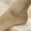 Oro Laminado Basic Anklet, Gold Filled Style Polished, Golden Finish, 04.213.0152.10
