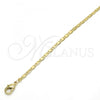 Oro Laminado Basic Necklace, Gold Filled Style Polished, Golden Finish, 04.213.0080.18