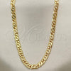 Oro Laminado Basic Necklace, Gold Filled Style Polished, Golden Finish, 04.63.1363.24