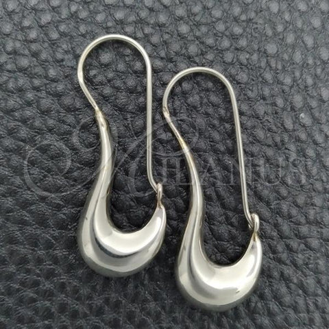 Sterling Silver Medium Hoop, Polished, Silver Finish, 02.395.0044.35