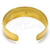 Oro Laminado Individual Bangle, Gold Filled Style Herringbone Design, Diamond Cutting Finish, Golden Finish, 07.156.0059 (23 MM Thickness, One size fits all)