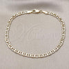 Oro Laminado Basic Bracelet, Gold Filled Style Mariner Design, Polished, Golden Finish, 5.222.024.09