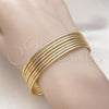 Oro Laminado Semanario Bangle, Gold Filled Style Polished, Golden Finish, 07.213.0008.05