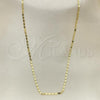 Oro Laminado Basic Necklace, Gold Filled Style Polished, Golden Finish, 04.213.0096.24