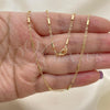 Oro Laminado Basic Necklace, Gold Filled Style Polished, Golden Finish, 04.318.0004.18