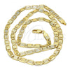 Oro Laminado Basic Necklace, Gold Filled Style Polished, Golden Finish, 04.63.1336.24