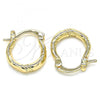 Oro Laminado Small Hoop, Gold Filled Style Polished, Golden Finish, 02.233.0041.15