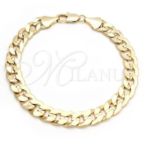 Oro Laminado Basic Bracelet, Gold Filled Style Polished, Golden Finish, 03.419.0011.09