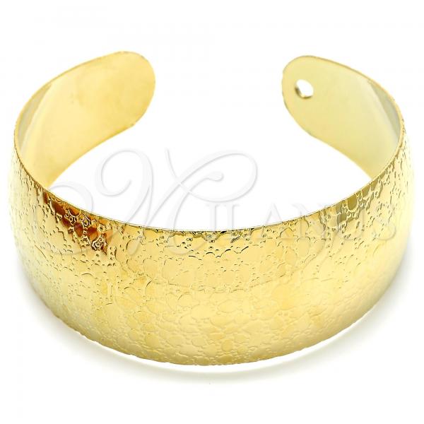 Oro Laminado Individual Bangle, Gold Filled Style Polished, Golden Finish, 07.165.0017 (25 MM Thickness, One size fits all)