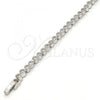 Rhodium Plated Tennis Bracelet, with White Cubic Zirconia, Polished, Rhodium Finish, 03.210.0019.1.08