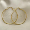 Oro Laminado Large Hoop, Gold Filled Style Polished, Golden Finish, 5.134.006.50