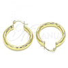 Oro Laminado Medium Hoop, Gold Filled Style Polished, Golden Finish, 02.170.0262.30