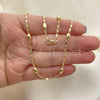 Oro Laminado Basic Necklace, Gold Filled Style Polished, Golden Finish, 04.213.0227.18