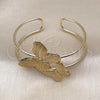 Oro Laminado Individual Bangle, Gold Filled Style Butterfly Design, Polished, Golden Finish, 07.428.0001